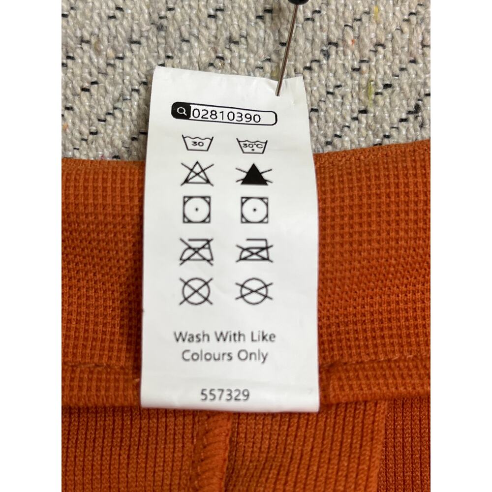 HALARA Rust Orange Wide-Leg Jumpsuit Overalls - Picture 10 of 13